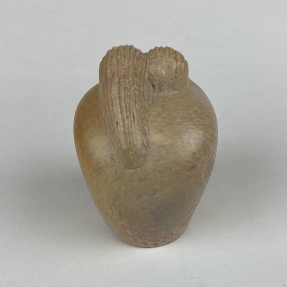 Hand Crafted Soapstone Hugging Couple Figurine 3” - Picture 3 of 10